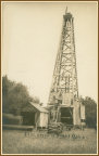 Postcard of an oil righ 8 1/2 miles south of Perry