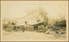 Postcard of Common Sight in East Perry after Tornado of April 20, 1912