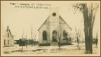 Postcard of Destruction from Tornado- Presbyterian Church