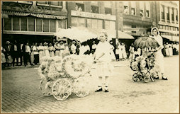 1910 Flowered Baby Carriages