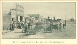 Livery and Feed Stable of N. S. Davis and Sons