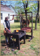 Photograph of blacksmith