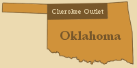 Map of Cherokee Outlet